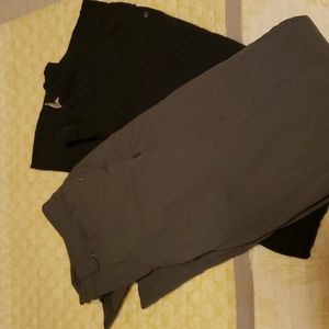 Two pair of fleece lined pants